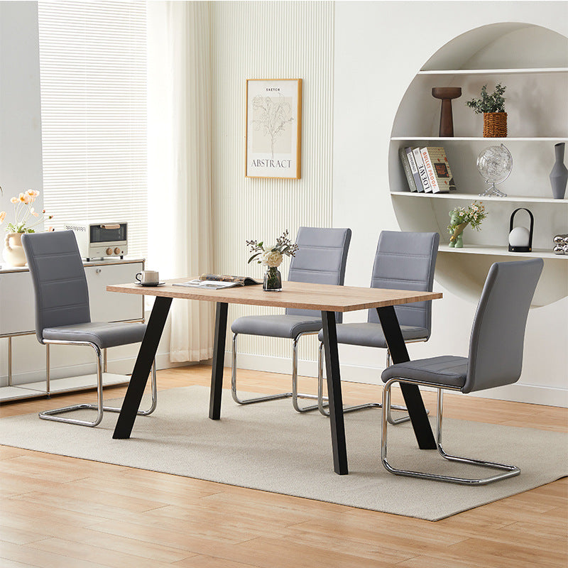Walmart solid wood dining tableaccessible luxuryclassy nordic rectangular mdf tablewood dining table