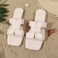 export plus size women's summer new flat sandals - versatile, non-slip, soft sole beach slides