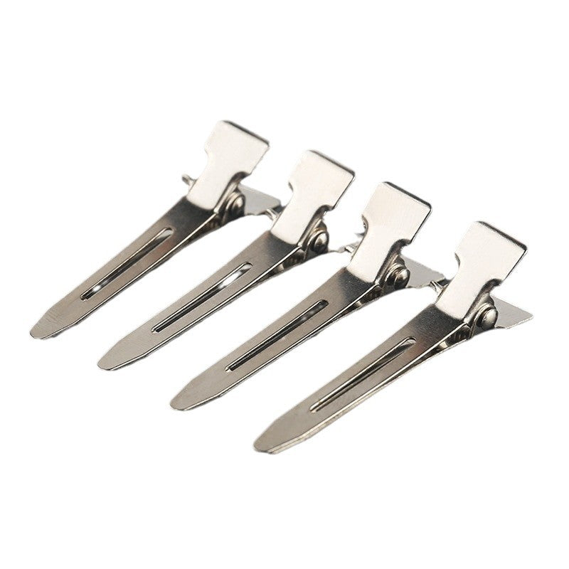 hair clip studio hand push corrugated stainless steel positioning box duck bill clip perm small metal clip