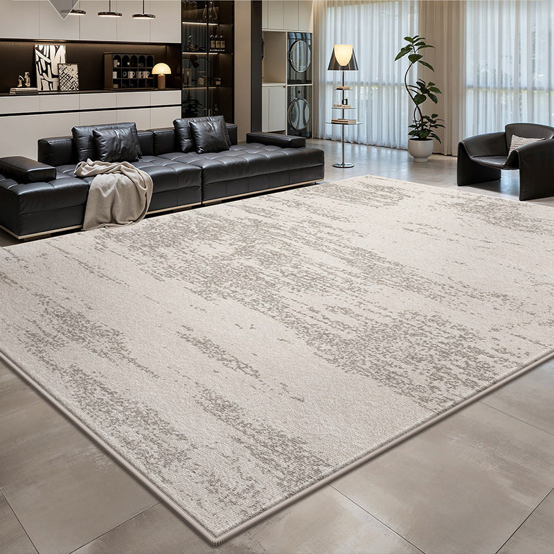 Carpet living room italian light luxury normcore style gray high-end waterproof sofa home floor mat large area full coverage