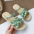 Summernew arrival women's easiest for matchflats two-wear sandals beach floral fashion sandals for women
