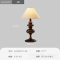 Vintage-inspired cotton linen lampshade bedside table lamp - perfect for bedroom, b&b, study, and creating a retro ambiance