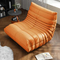 [orange microfiber leather] genuine leather texture, anti-cat scratching and more wear-resistant