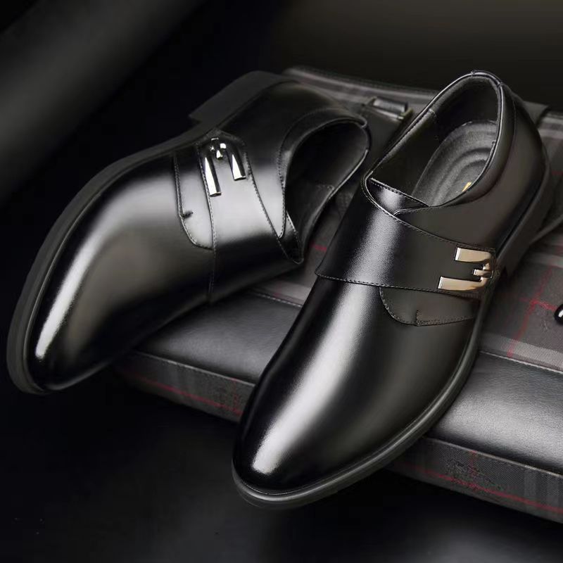 Men's leather shoes - soft leather, soft sole - business casual, work, security, dad shoes - wholesale & dropshipping available