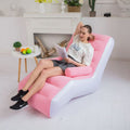 Compression sofa cross-border pvc flocking inflatable sofa lazy sofa outdoor lounge chair air cushion