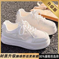 Girls' white sneakers - summer  new collection: kids' breathable mesh athletic shoes, lightweight canvas sneakers for girls and students