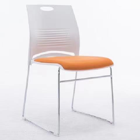Training chair, conference chair, simple office chair, staff chair, negotiation chair, back chair, solid steel chair, plastic computer chair