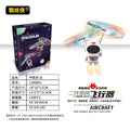 Wholesale steel wire astronaut induction flying toy - gesture-controlled levitating flying doll, light-up robot, kids' toy