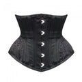 5-button jacquard curved crotch hourglass body-shaping garment, steel buckle tummy control body-shaping tops, waistband retro waist jacket