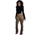 European and american cross-border women's fashion:  women's jeans - trendy, sexy, ruched, tie-dye high-waisted jeans
