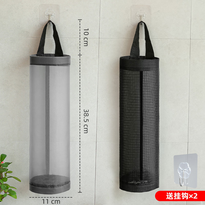 Kitchen wall-mounted garbage bag storage artifact sorting bag plastic bag storage box storage bag wall-mounted bag
