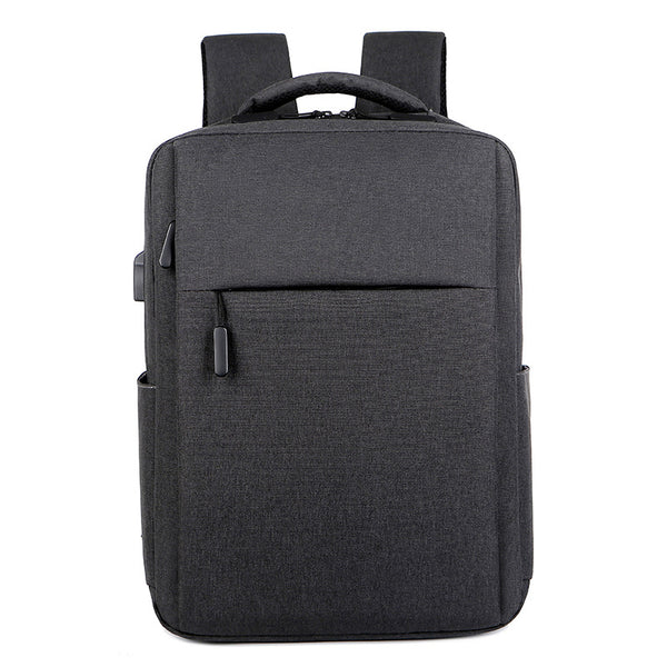 Large capacity men's backpack, new business commuter laptop bag, outdoor travel backpack plus logo.