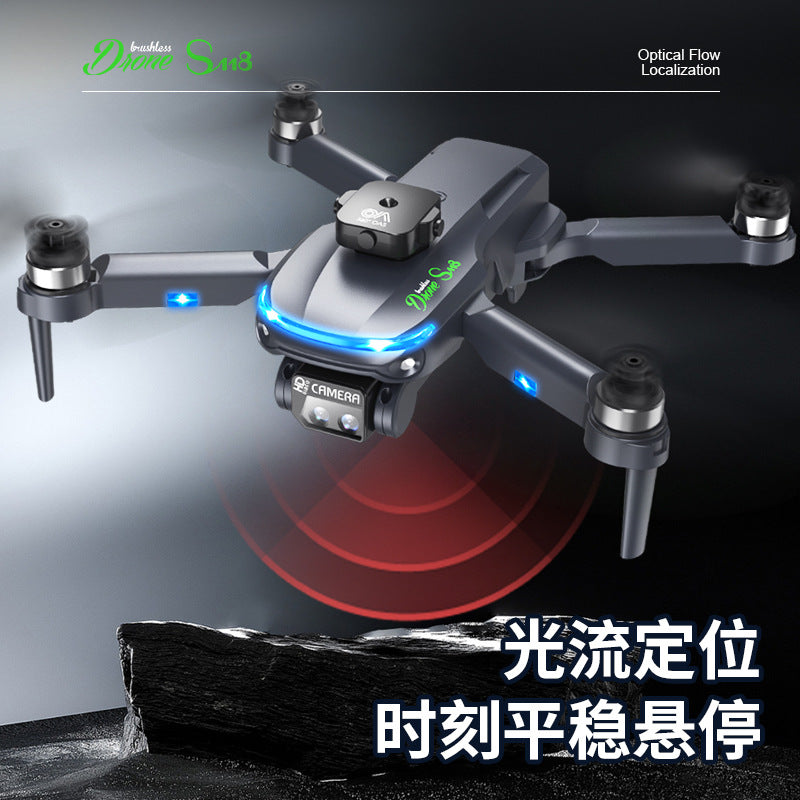s118 drone - high-definition aerial photography, brushless motor, quadcopter, obstacle avoidance, long-endurance remote control aircraft