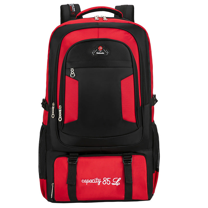 Burden reduction large-capacity backpack 85 liters travel bag men's mountaineering outdoor women's business travel backpack middle school student schoolbag