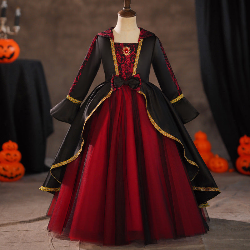 Amazon  foreign trade halloween new children's little witch cosplay fairy tale stage dropshipping