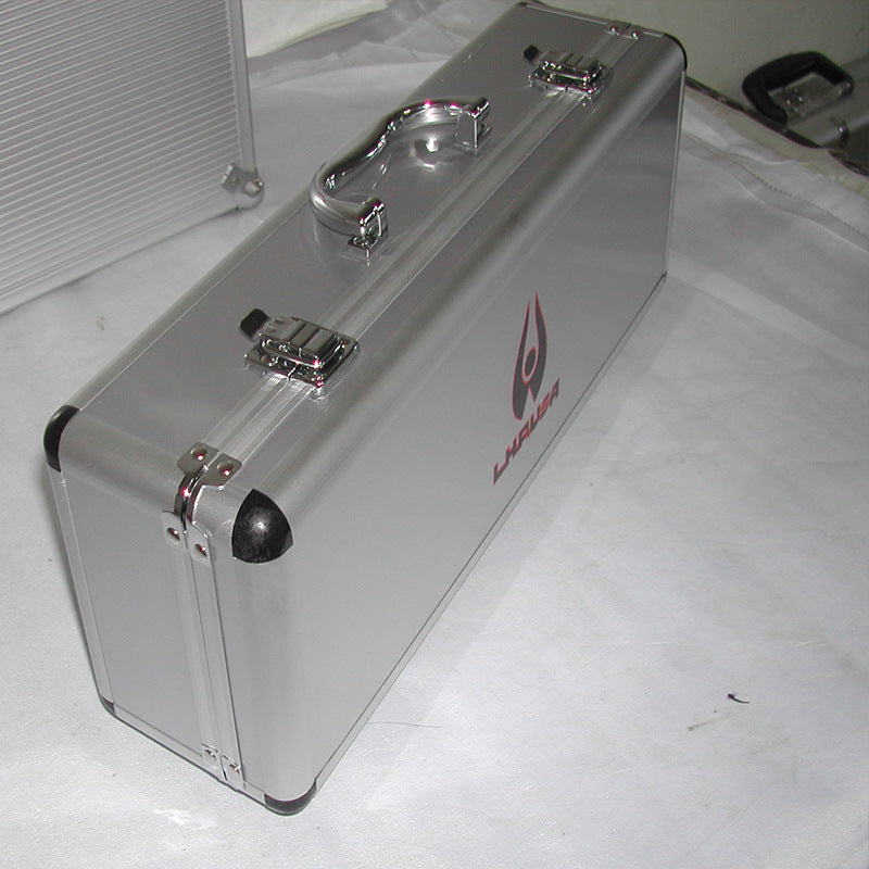 Customized aluminum alloy suitcase Portable hardware toolbox Shockproof password box Aluminum box Multifunctional suitcase