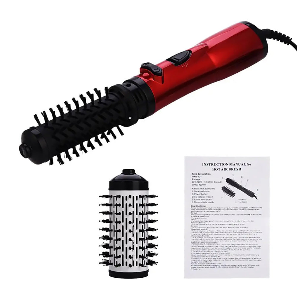 Cross-border new rotating automatic curling iron straight hair comb curly hair straight hair blowing three-in-one multi-functional hot air comb