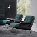 Daiki single sofa chair - luxury, solid wood, lazy chair for living room, bedroom, leisure, balcony lounger - trending designer piece