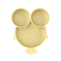 Silicone plate creative cartoon baby tableware suction cup portable soft silicone children's cross-border wholesale suction cup portable