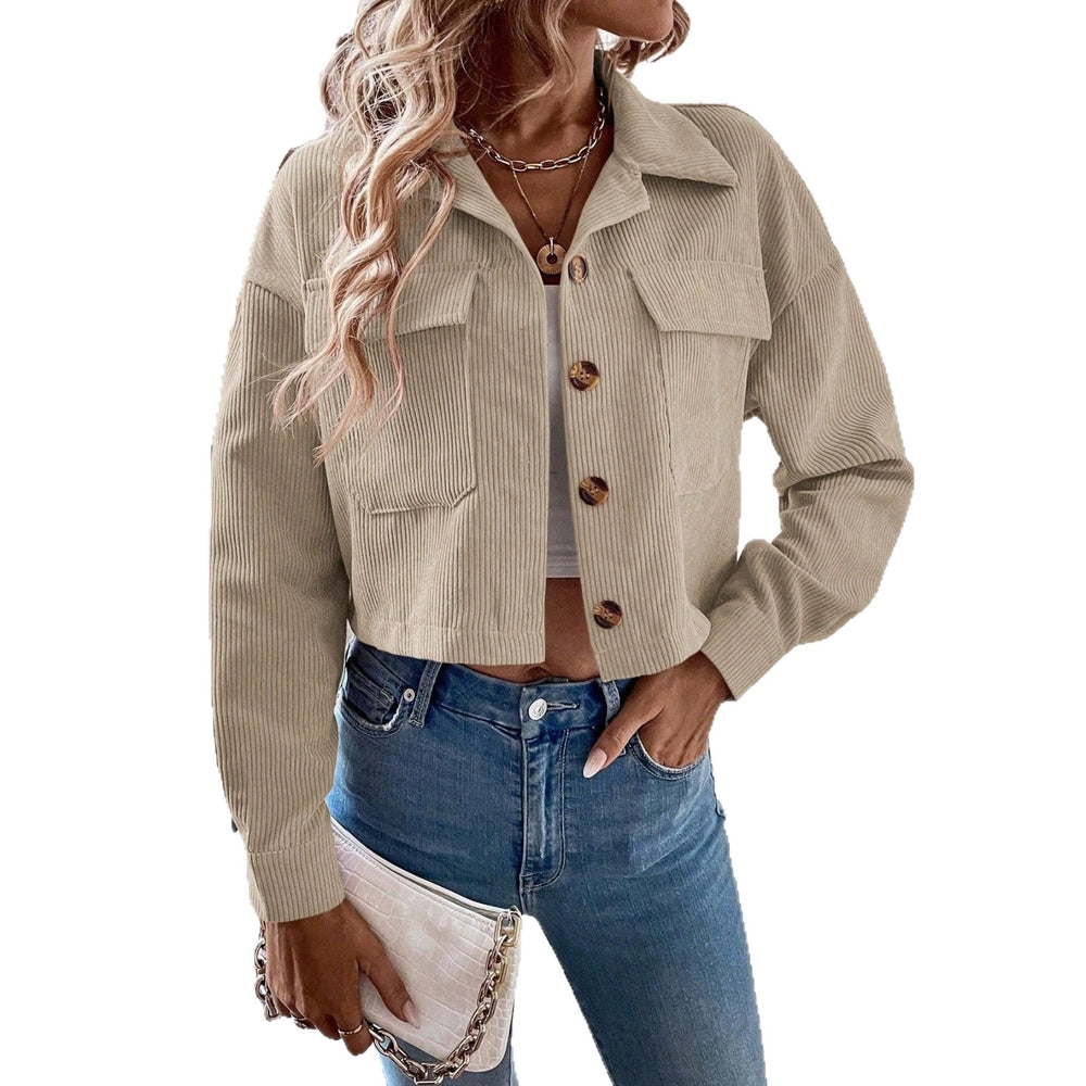 Women's fashion casual commute cropped jacket