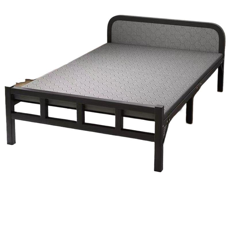 Folding bed single bedfor home rental hard bed adult dormitory simple bed portable iron bed companion bed extra bed