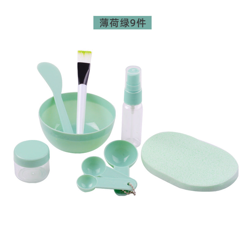 Directly from the manufacturer, mask bowl set 11-piece DIY full set of homemade beauty tools with silicone mask spoon spray bottle