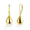 aliexpress hot-selling teardrop electroplated silver earrings for women - wholesale