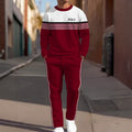 cross-border e-commerce 3d digital print men's autumn/winter new casual fitted long-sleeve hoodie and pants set