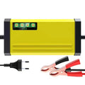 12v charger - universal smart charger for motorcycle, van, car, lead-acid battery, and single-cell electric vehicle batteries