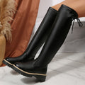 autumn new arrival: women's over-the-knee boots for cross-border e-commerce, plus sizes available. wholesale price: $0.67. dropshipping available for  and