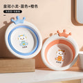 Baby face wash foldable basin - hangable newborn infant bath tub for washing bottoms and feet - baby-specific foldable basin for newborns