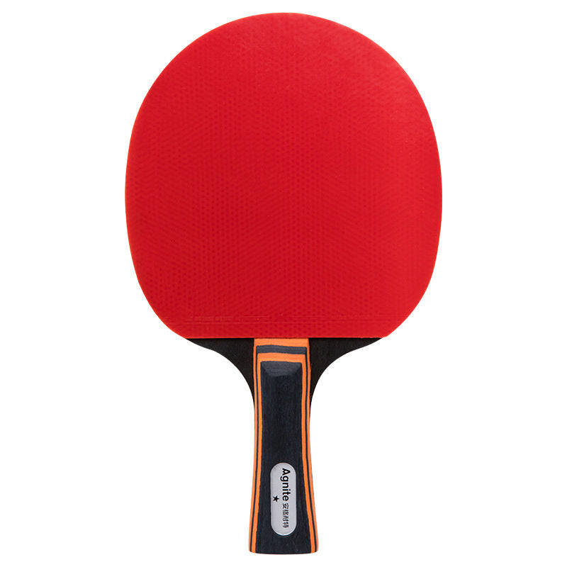 Deli F2311 Angnet table tennis racket one-star horizontal racket double-sided reverse glue arc fast-break table tennis single racket