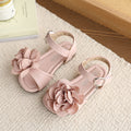 Vancahao sweet floral girls' sandals - new summer  collection: versatile fashion sandals with single buckle strap for girls