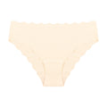 wholesale low-waist breathable sexy women's seamless underwear stylish wavy edge ice silk thin invisible briefs