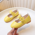 girls' black leather shoes, children's performance shoes, white student single shoes, ceremony flower girl shoes, school shoes, tendon soft sole