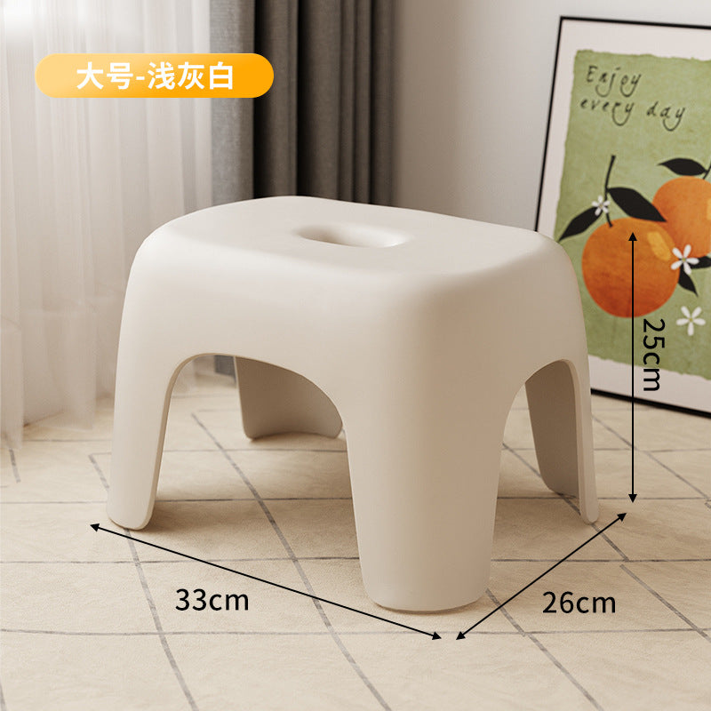 Plastic stool kids washbasin step stool for homethickened small stool adult non-slip stool shoe changing stool low stool