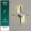 Creative minimalist wall sconce - modern lighting for living room tv backdrop, stairway, bedroom, and bedside
