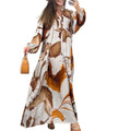 summer new arrivals: european & american cross-border women's fashion - stylish & elegant color block printed single-breasted dress