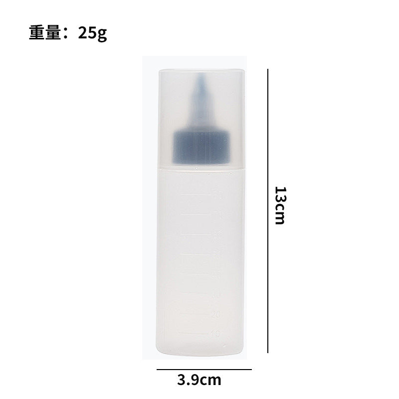 Portable squeeze bottle mini sauce bottle salad dressing ketchup dispensing bottle outdoor squeeze bottle multifunctional seasoning bottle
