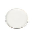 Nordic creative rimmed ceramic steak plate - personalized gold-edged ceramic round plate for restaurants, hotels, pizza, and business use