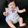 Summer sweet floral romper baby clothes girl outfit summer chic lightweight bodysuit