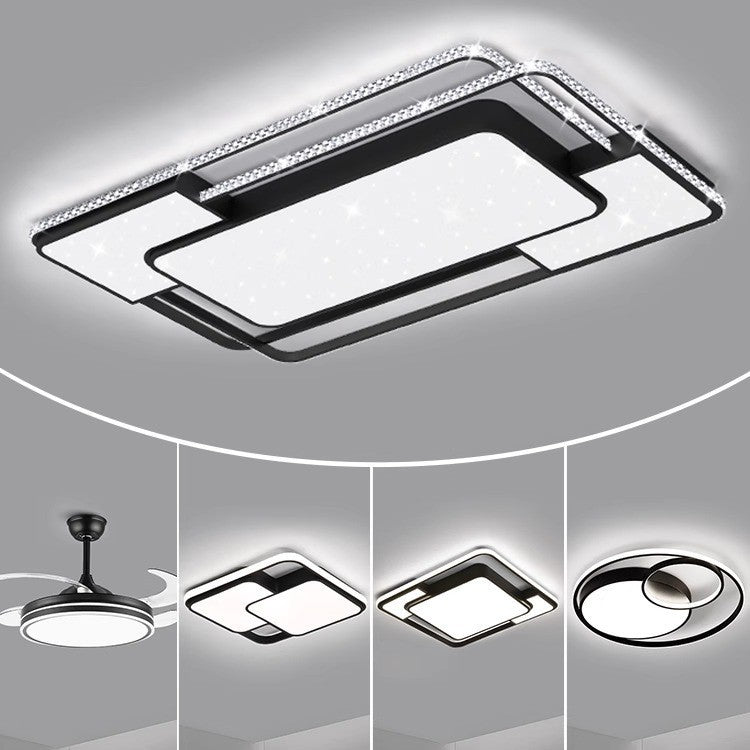 2025 Full Spectrum Eye Protection Living Room Light Whole House Lighting Package Combination Family Set Star Crystal Ceiling Light