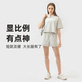 Yoga wear short sleeve loose fitness wear women's sports outdoor running fashioneasiest for match breathable polo shirt dss066