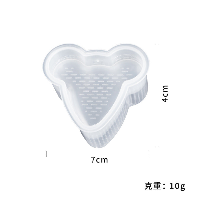 Creative cartoon triangle rice ball mold - household rice ball maker for kids' bento boxes - wholesale nori sushi molds