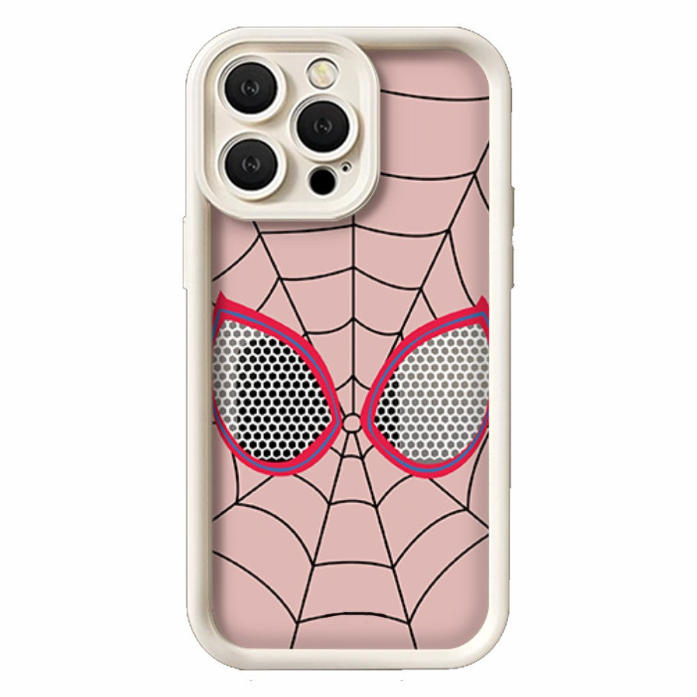 Custom painted phone case - cartoon design for iphone 16, solid color apple 15, diamond sand diy phone 14 soft case