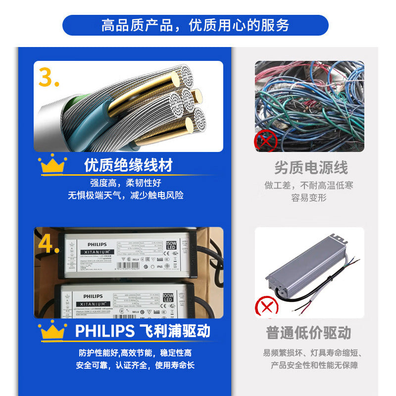 Cross-border engineering explosion-proof led flying saucer lights, workshop factory football stadium garage lighting ufo mining lights