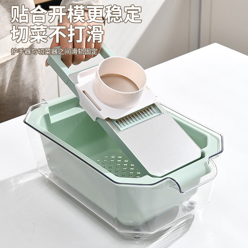 Personalized multifunctional grater stainless steel vegetable cutter for home potato shreds cucumber slicer grater vegetable cutting handy gadget