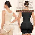 Aliexpress cross-border best selling enhanced version of butt lift and tummy control plus sizelace anti-curling body shaping bodysuit