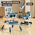 Dark blue rocking horse function without brake wheels