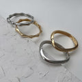 Fashion cross-border e-commerce new jewelry simple circle ancient gold open bracelet personalized irregular alloy bracelet